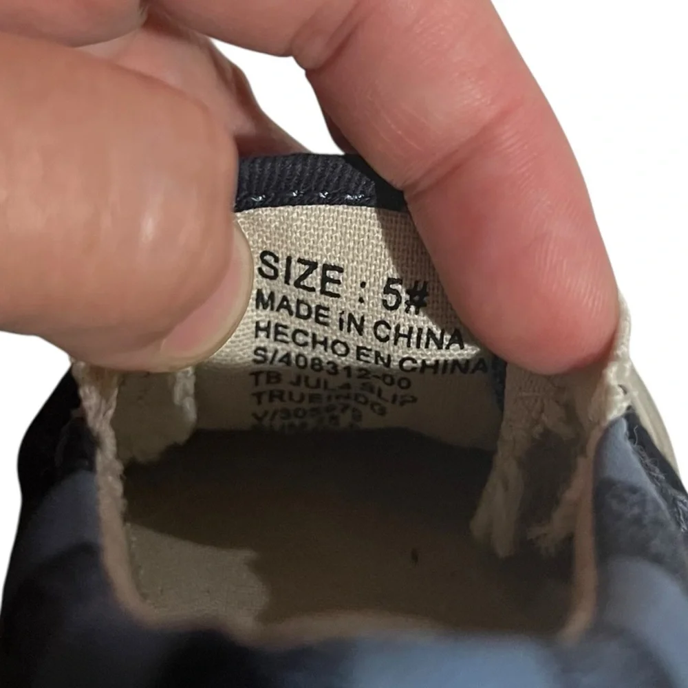 GAP Kids Blue Star Slip-On Sneakers - Size 5 Baby Shoes‎